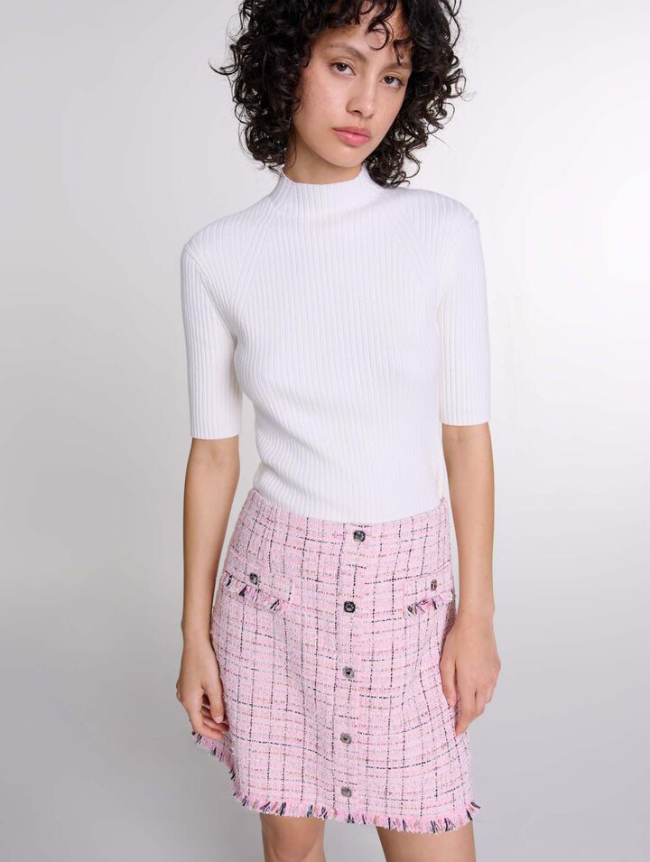 Jupe en tweed