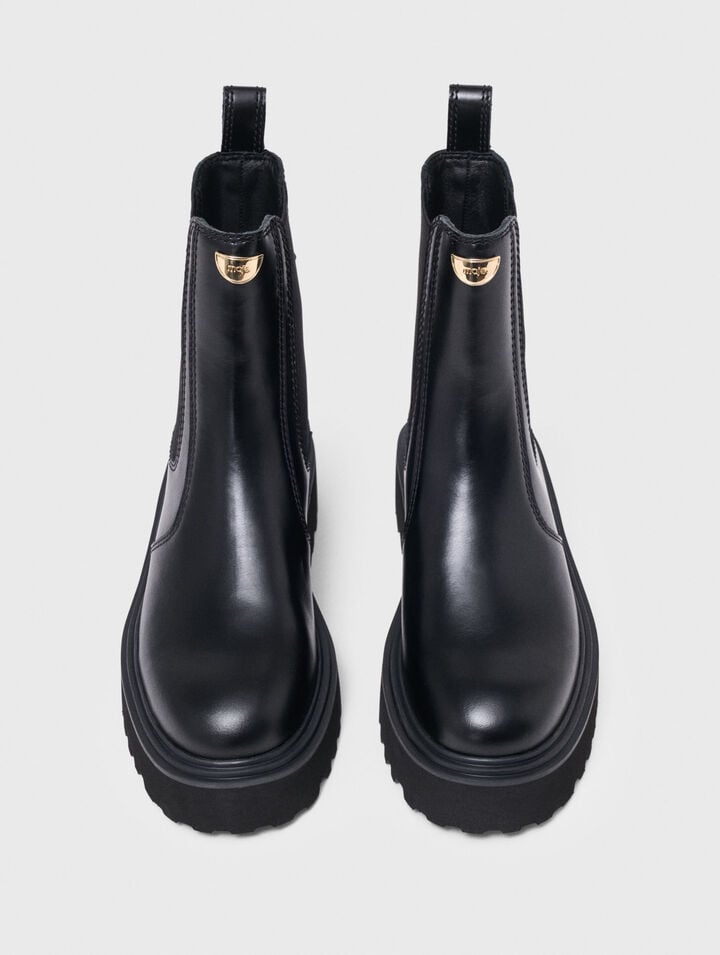 Chelsea boots en cuir