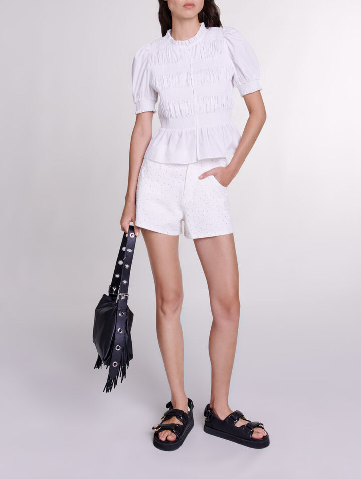 Chemise smockée