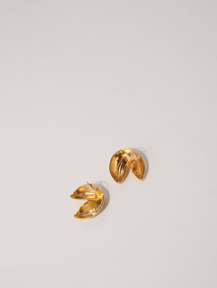 Boucles d'oreilles fortune cookie