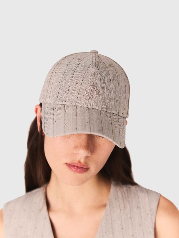 Casquette en coton imprimé