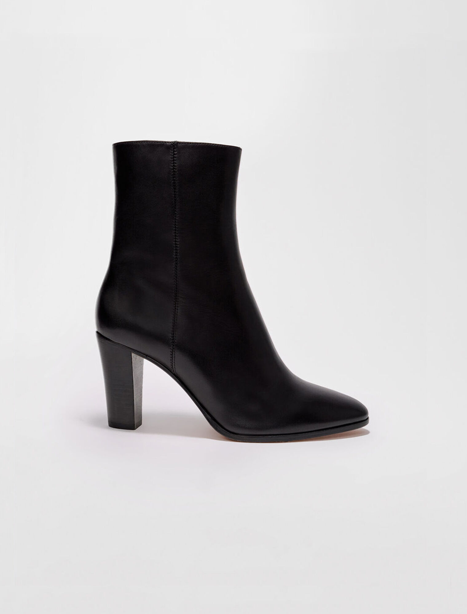 Bottines cuir lisse