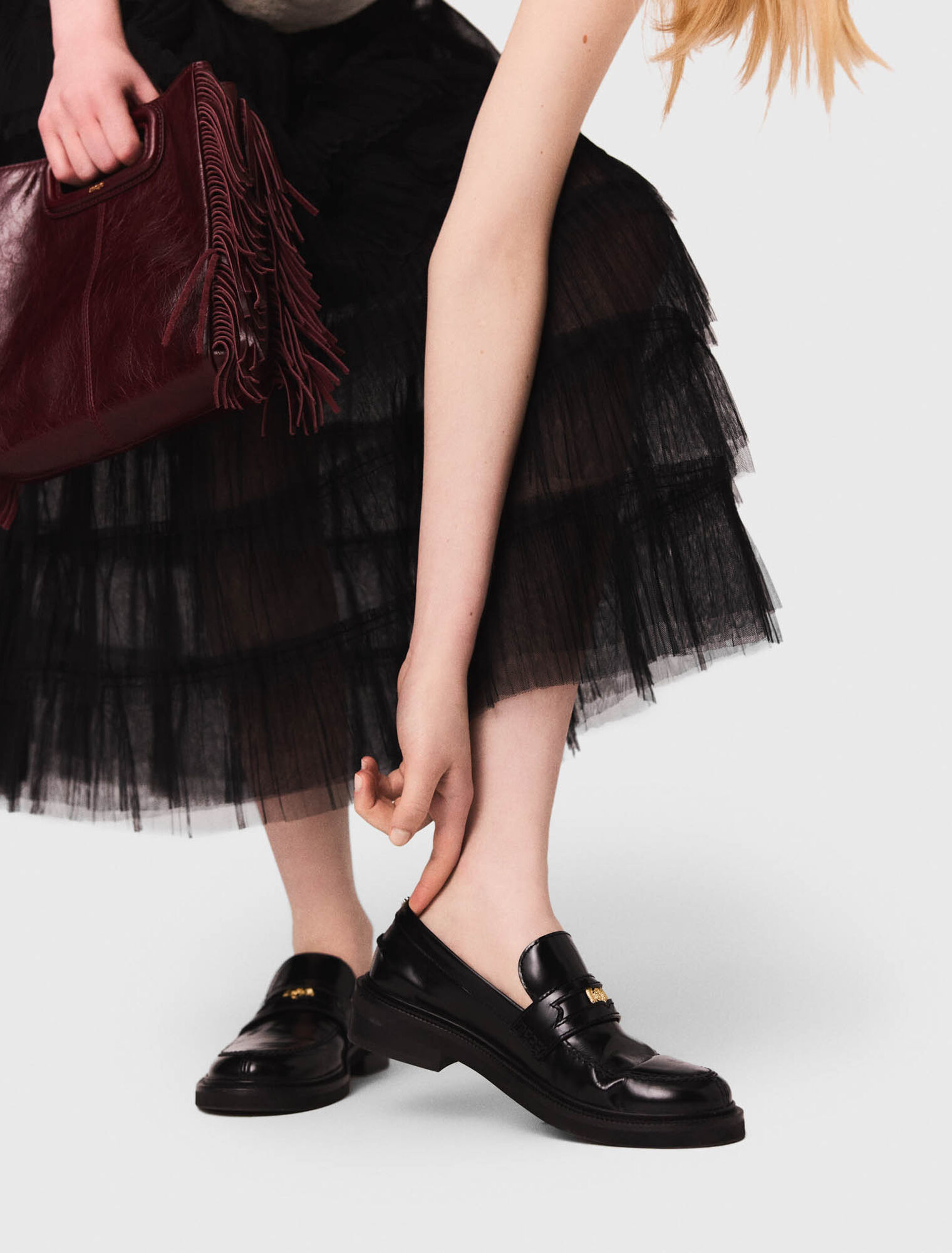 Mocassins en cuir