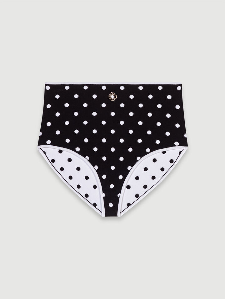 Culotte en maille jacquard 