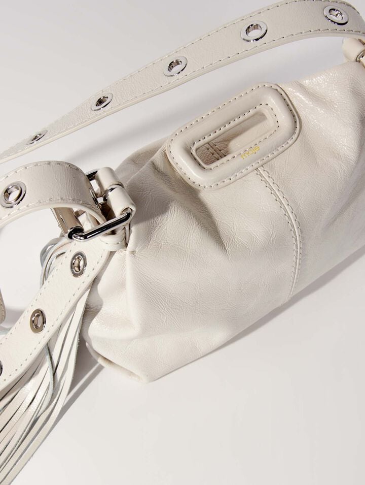 Sac Miss M mini en cuir craquelé