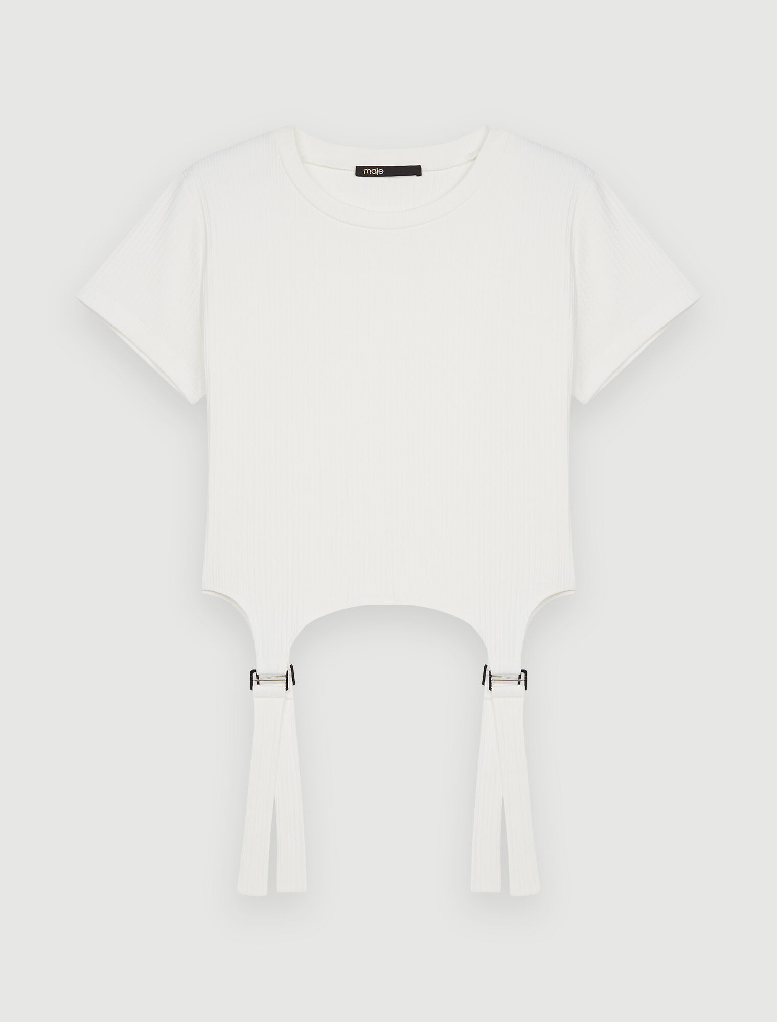 Tee-shirt à détails lingerie
