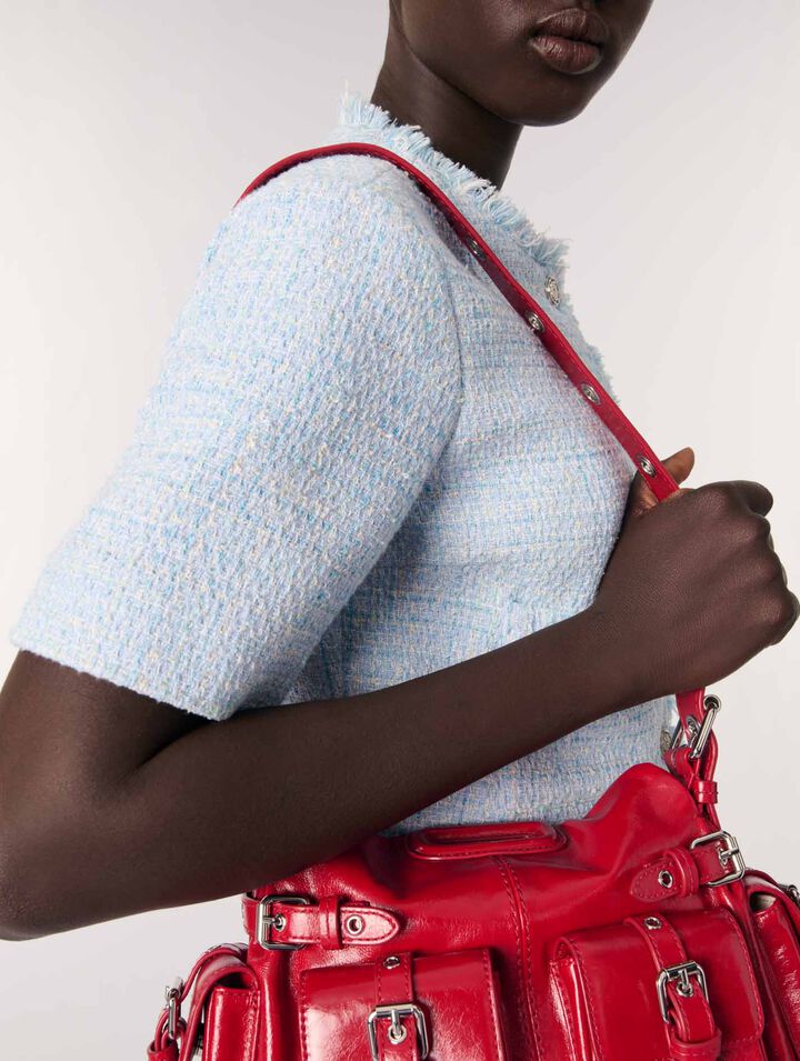 Veste courte en tweed