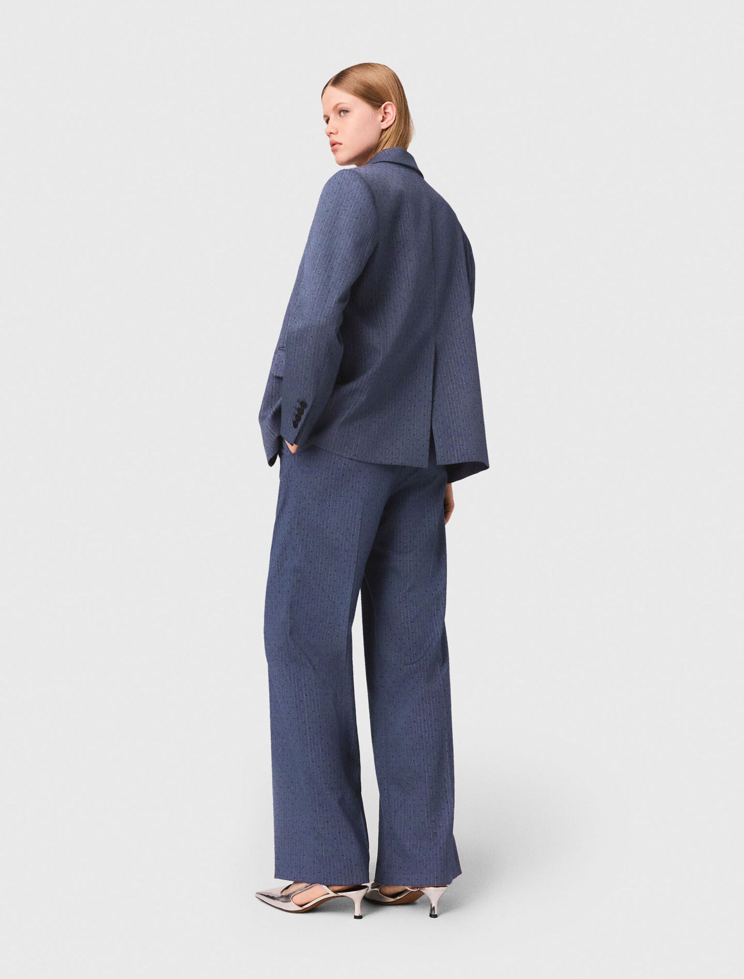Veste de tailleur à strass