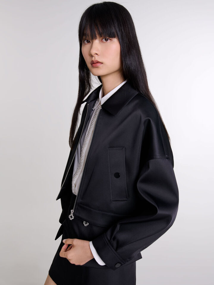 Blouson en satin