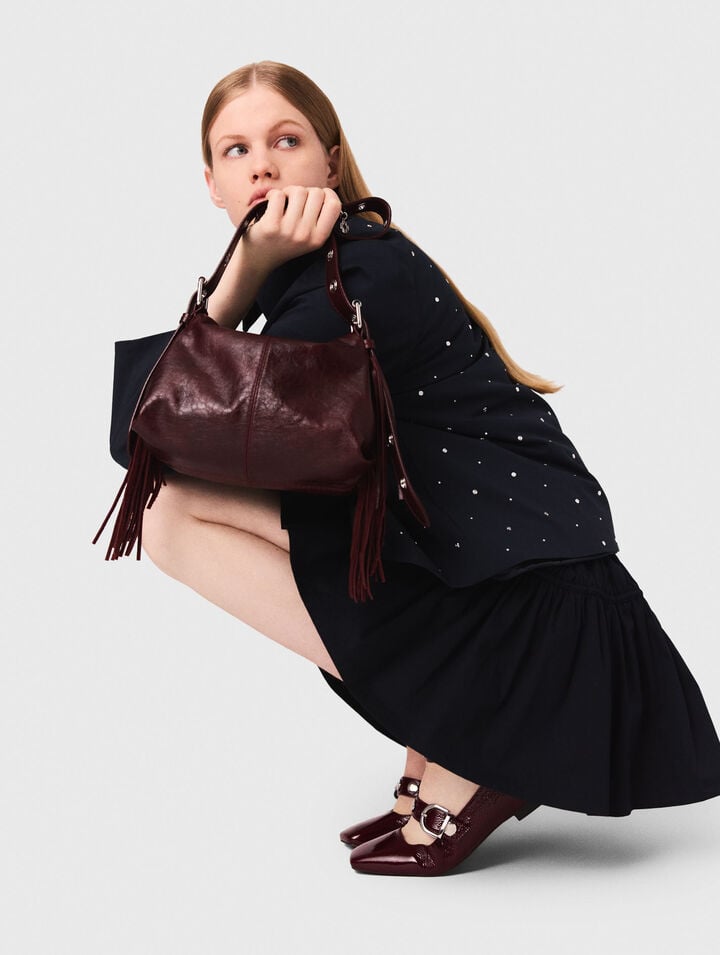 Sac Miss M Mini en cuir craquelé