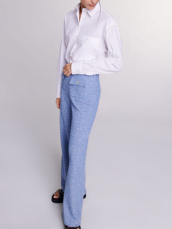 Pantalon en tweed