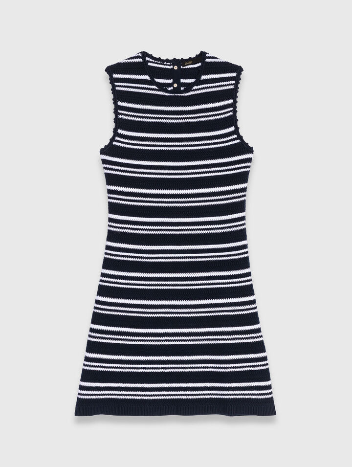 Robe courte en crochet