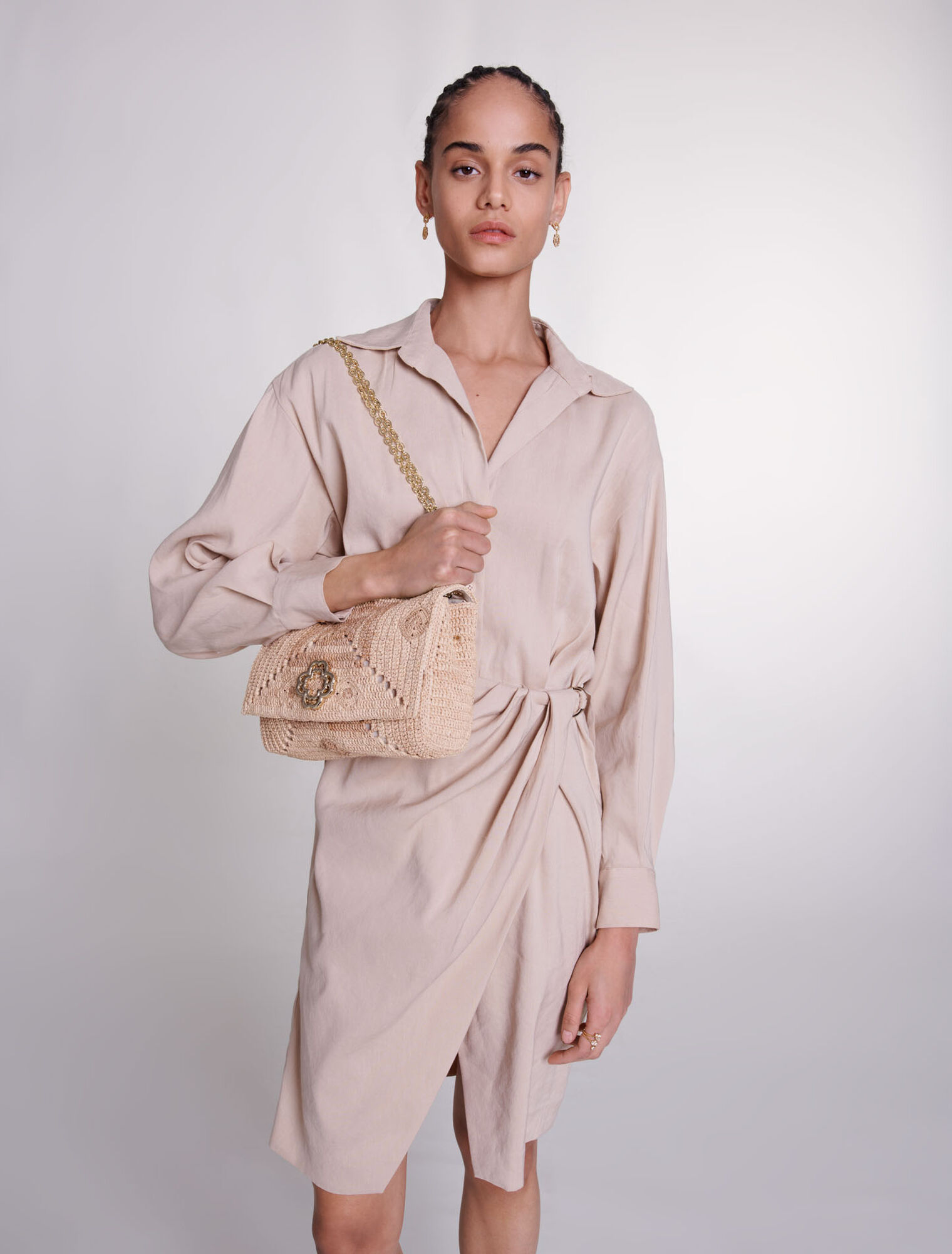 Robe midi en lin