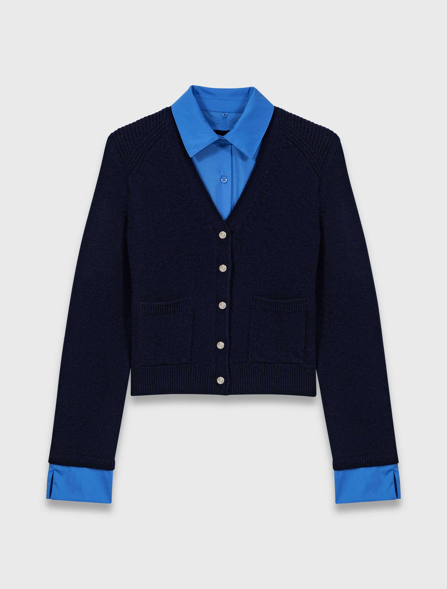 Cardigan avec détails amovibles