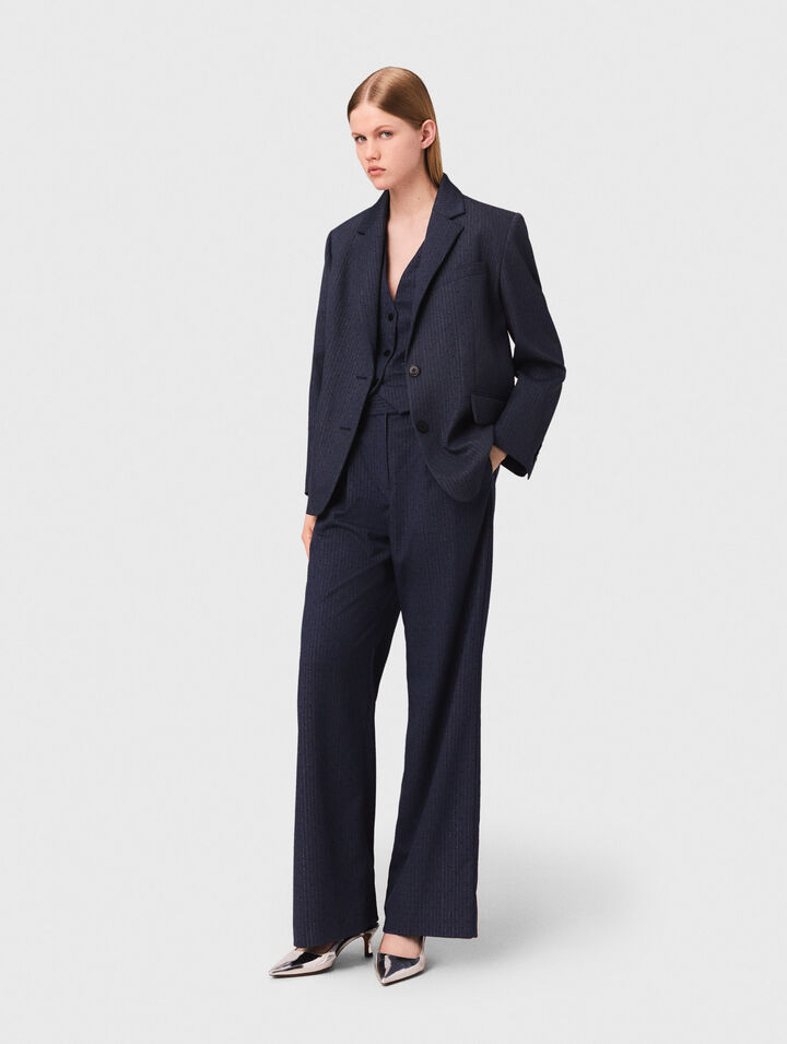 Veste de tailleur à strass