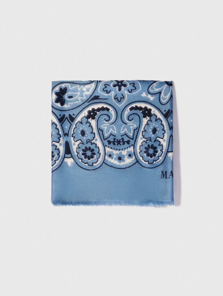 Châle à imprimé bandana