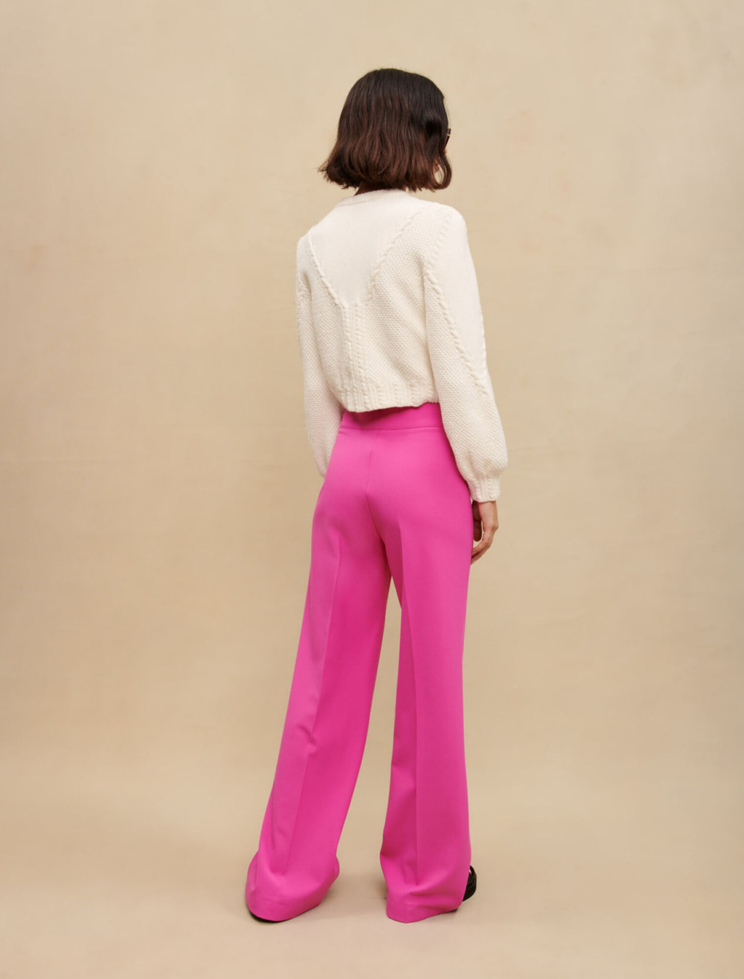 Pantalon de tailleur large