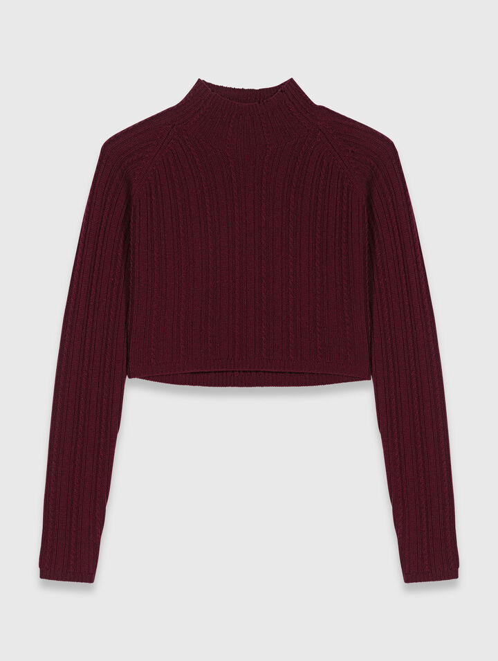 Robe en maille avec pull amovible