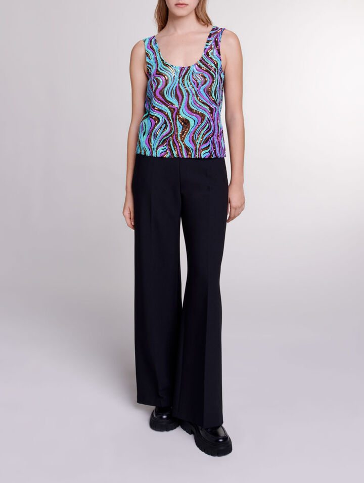 Top à sequins