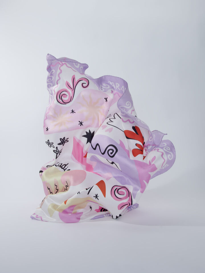 Foulard en soie Paradisio