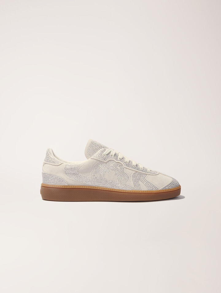 Basket casual à strass