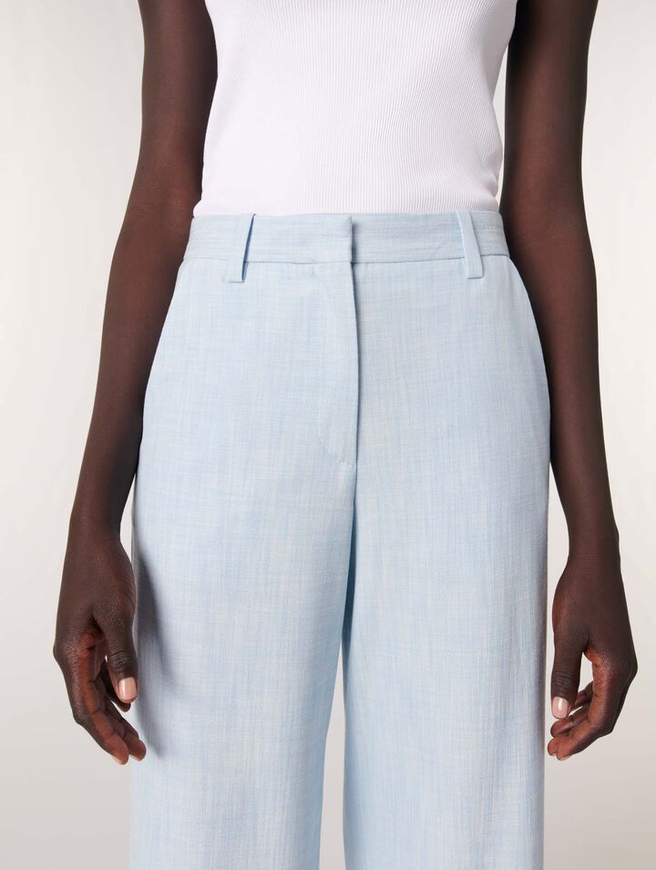 Pantalon de tailleur large