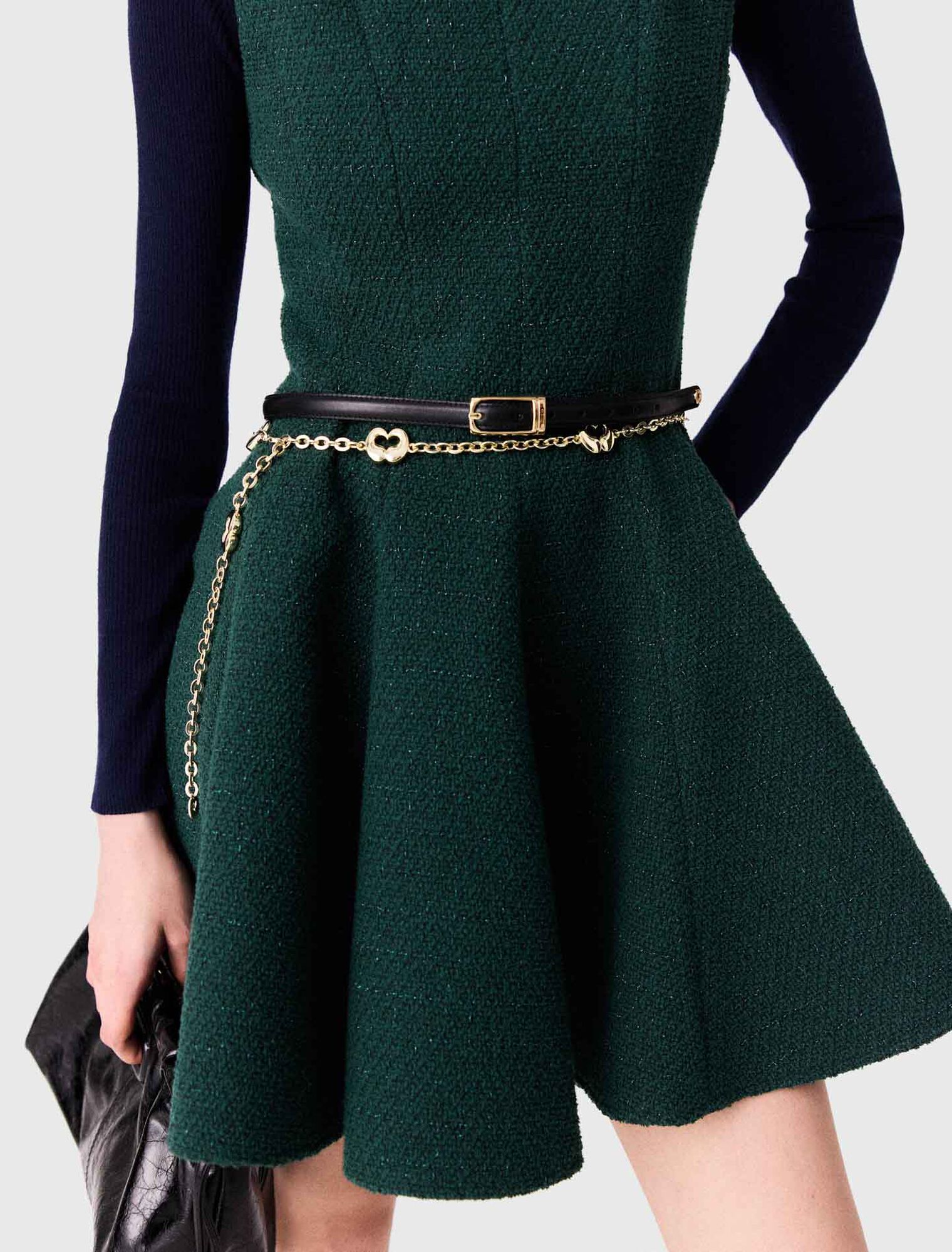 Ceinture fine en cuir