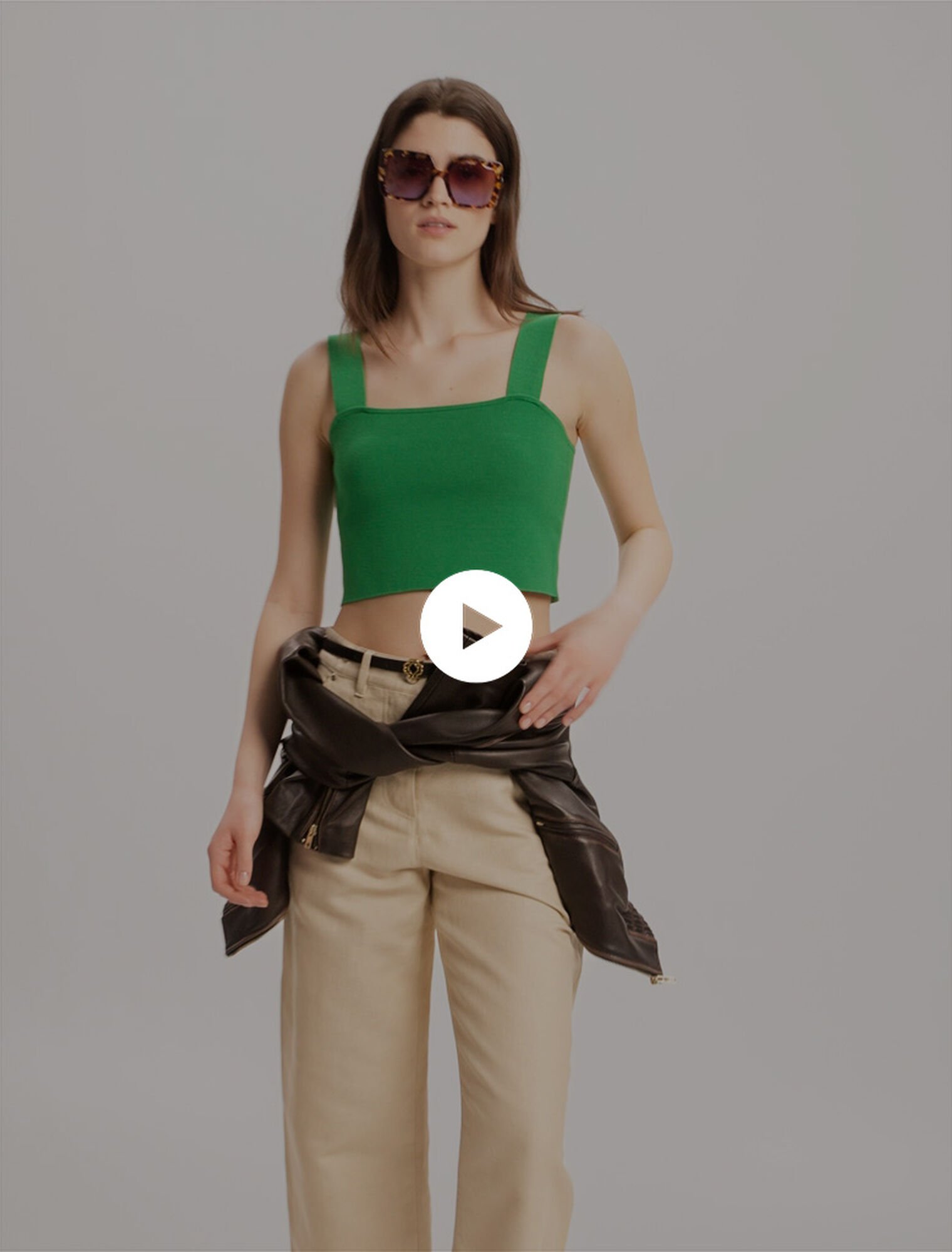 Crop top en maille