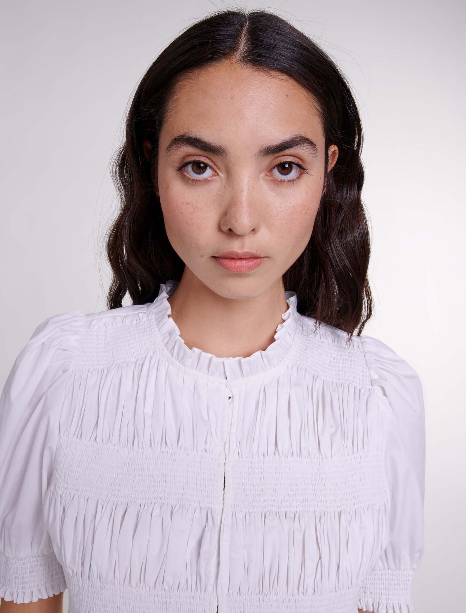 Chemise smockée