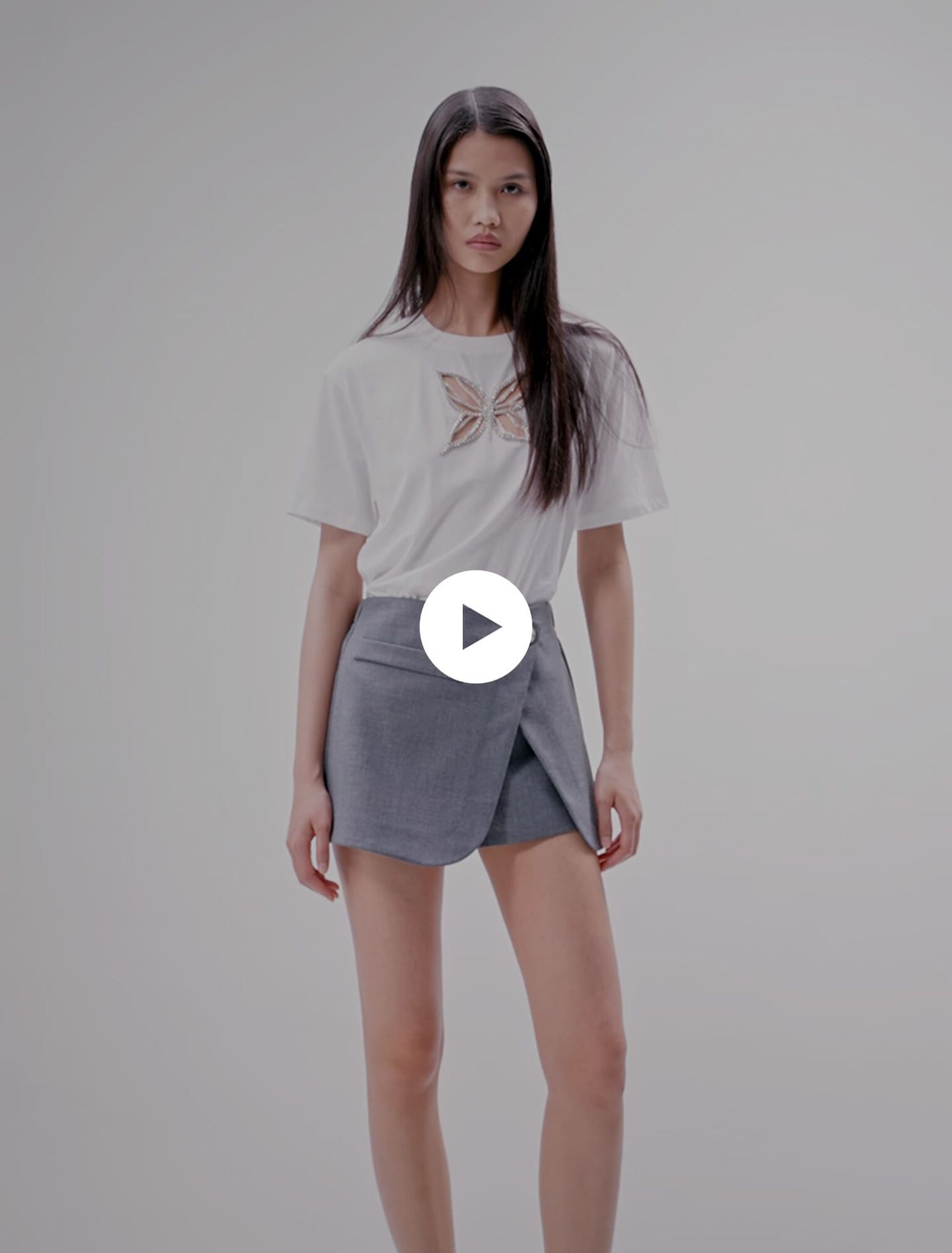 Jupe short portefeuille