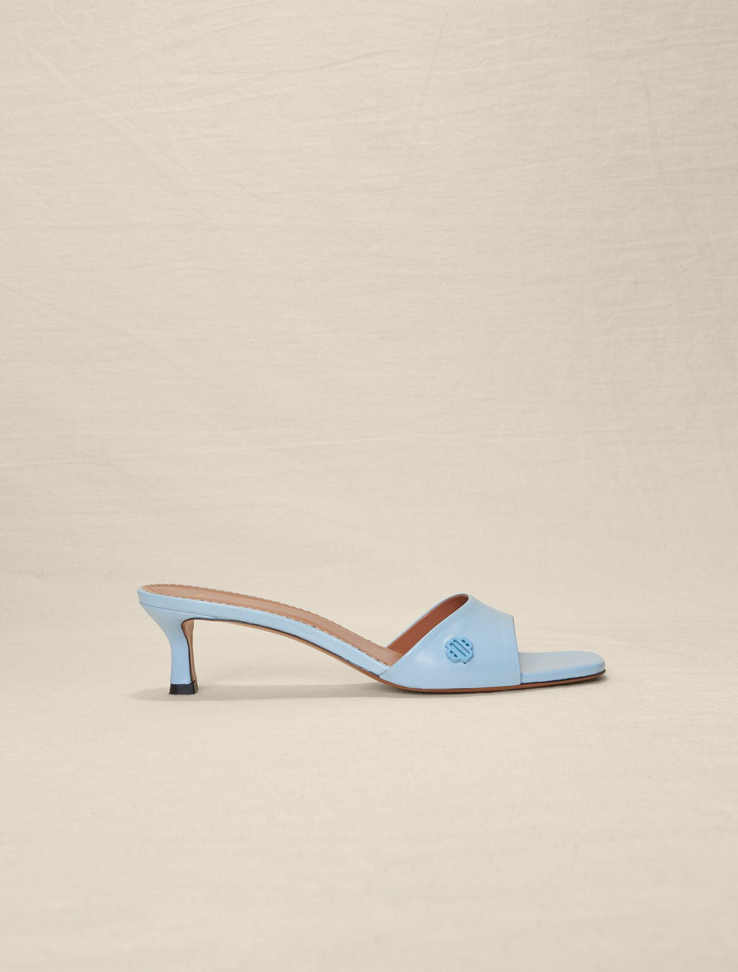 Mules en cuir