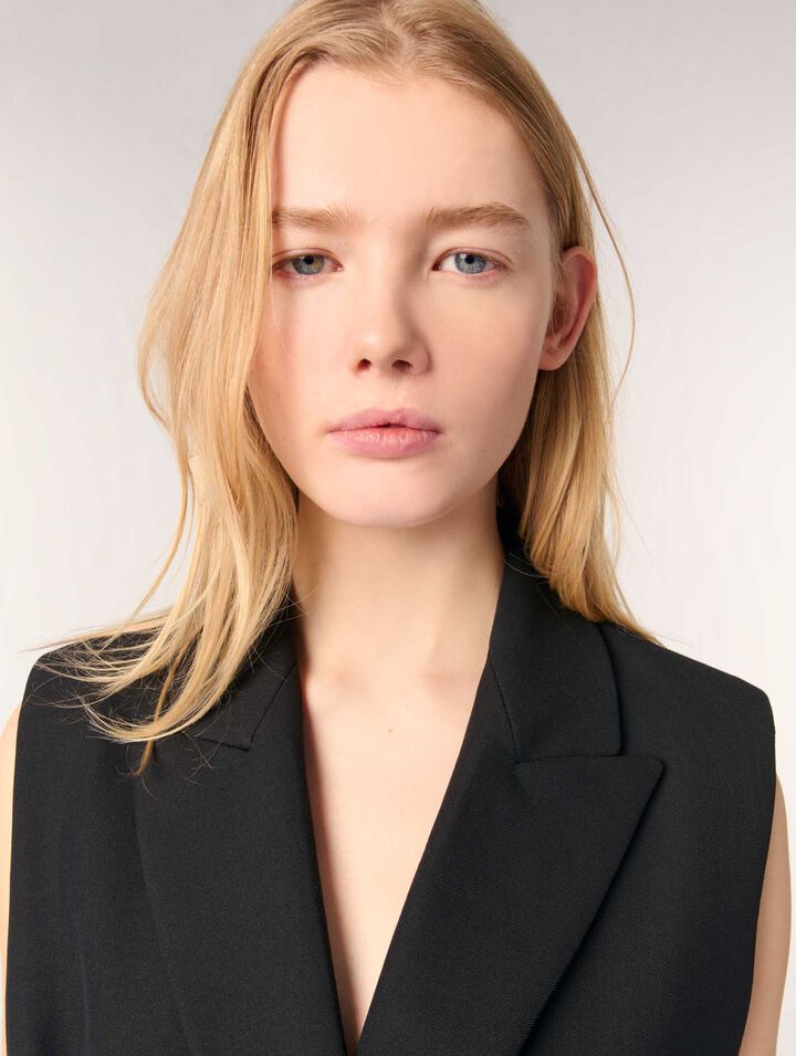 Veste de tailleur longue