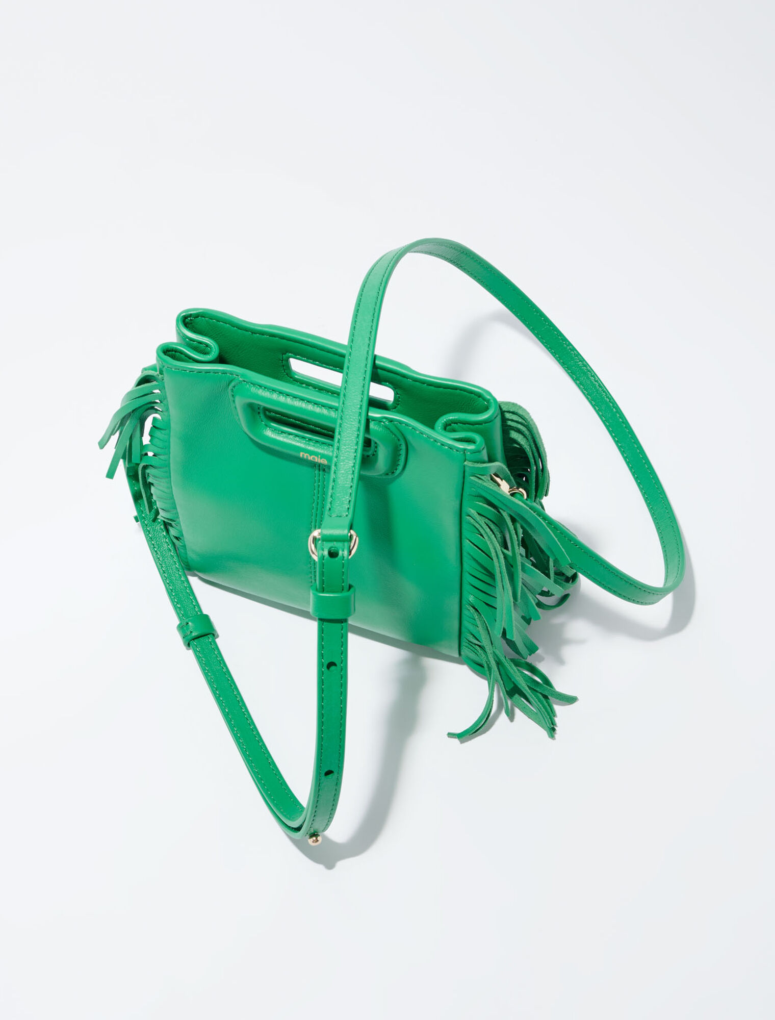 Sac M mini en cuir lisse