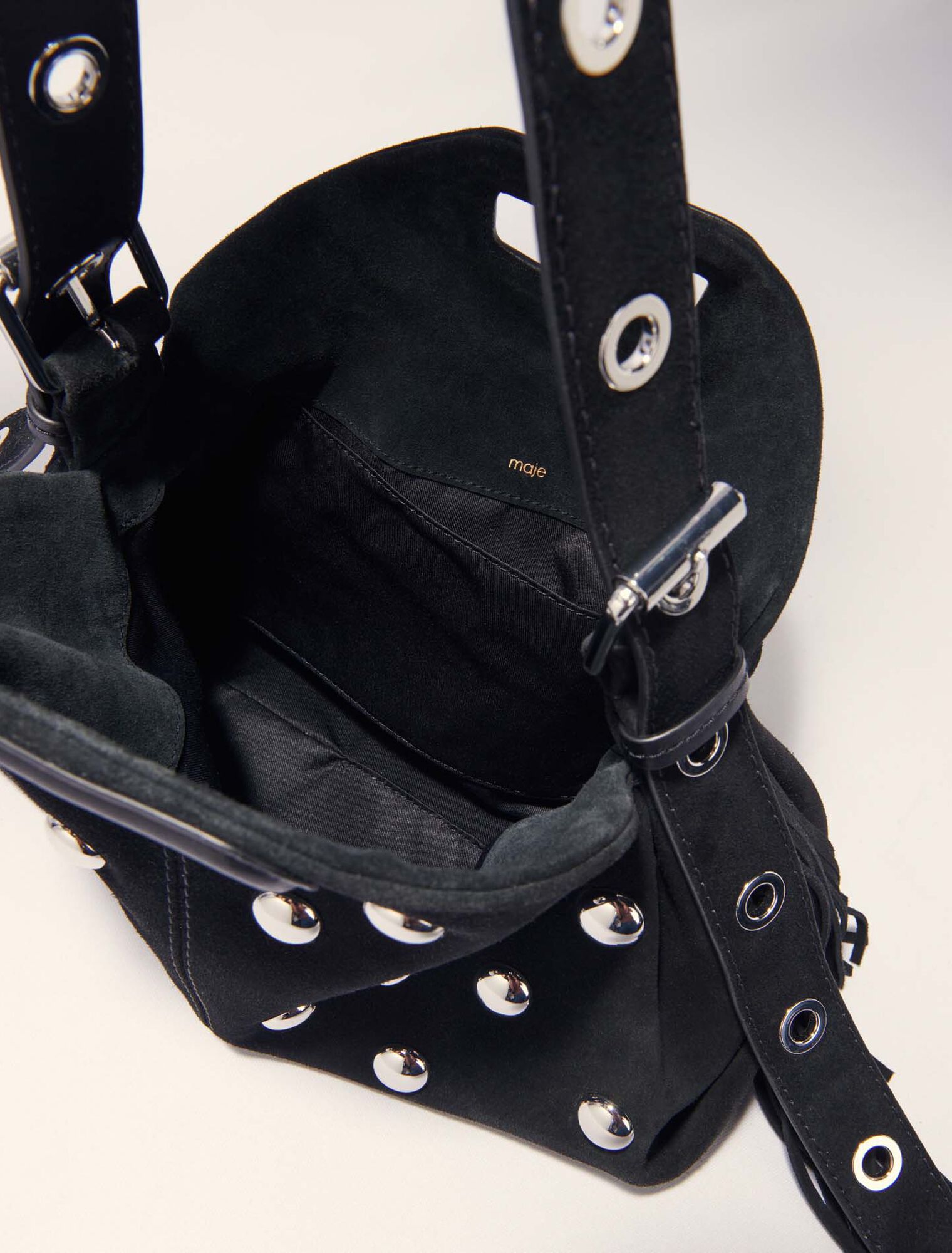 Sac Miss M en suède à studs