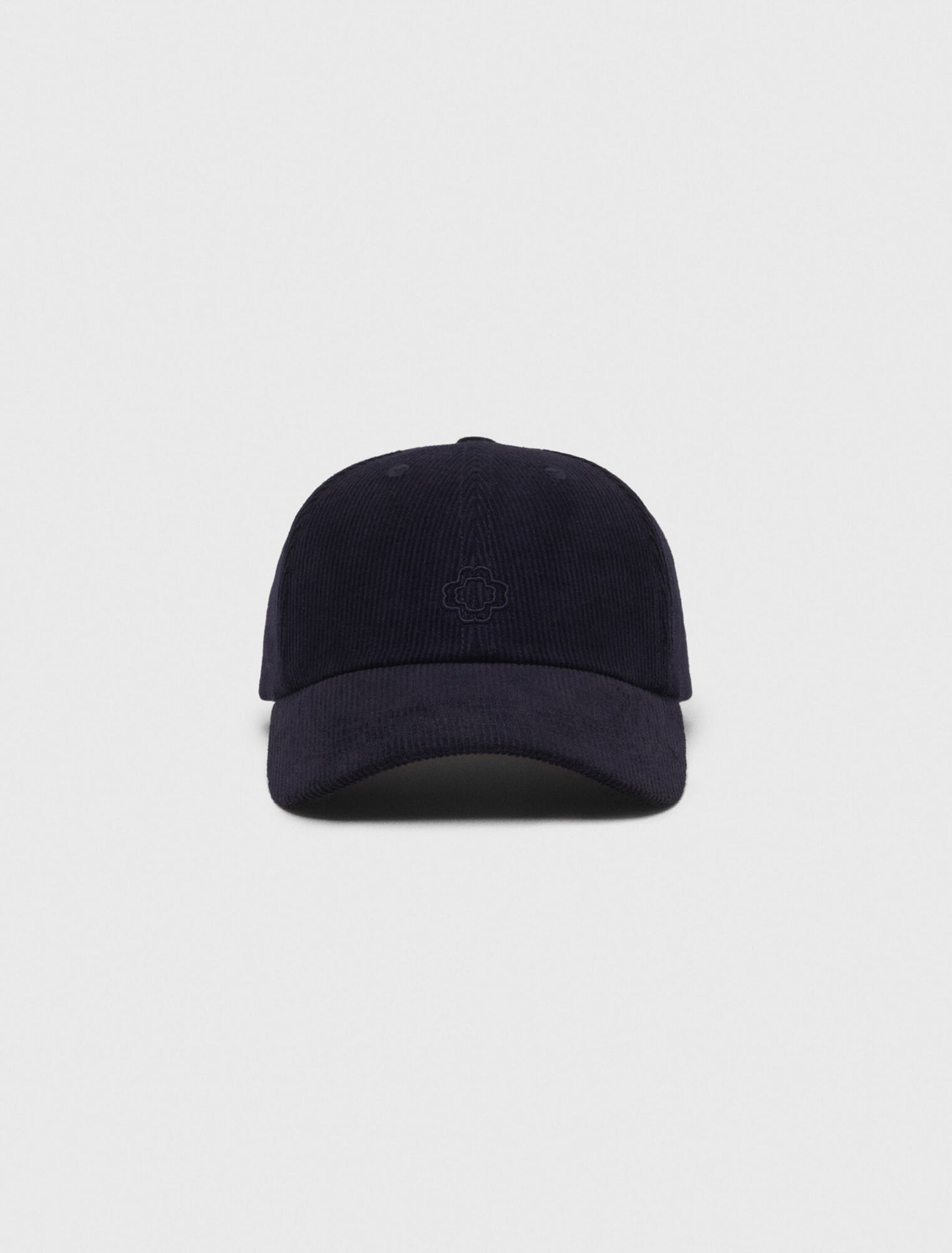 Casquette en velours côtelé