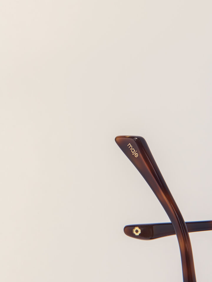 Lunette cat eye en acétate