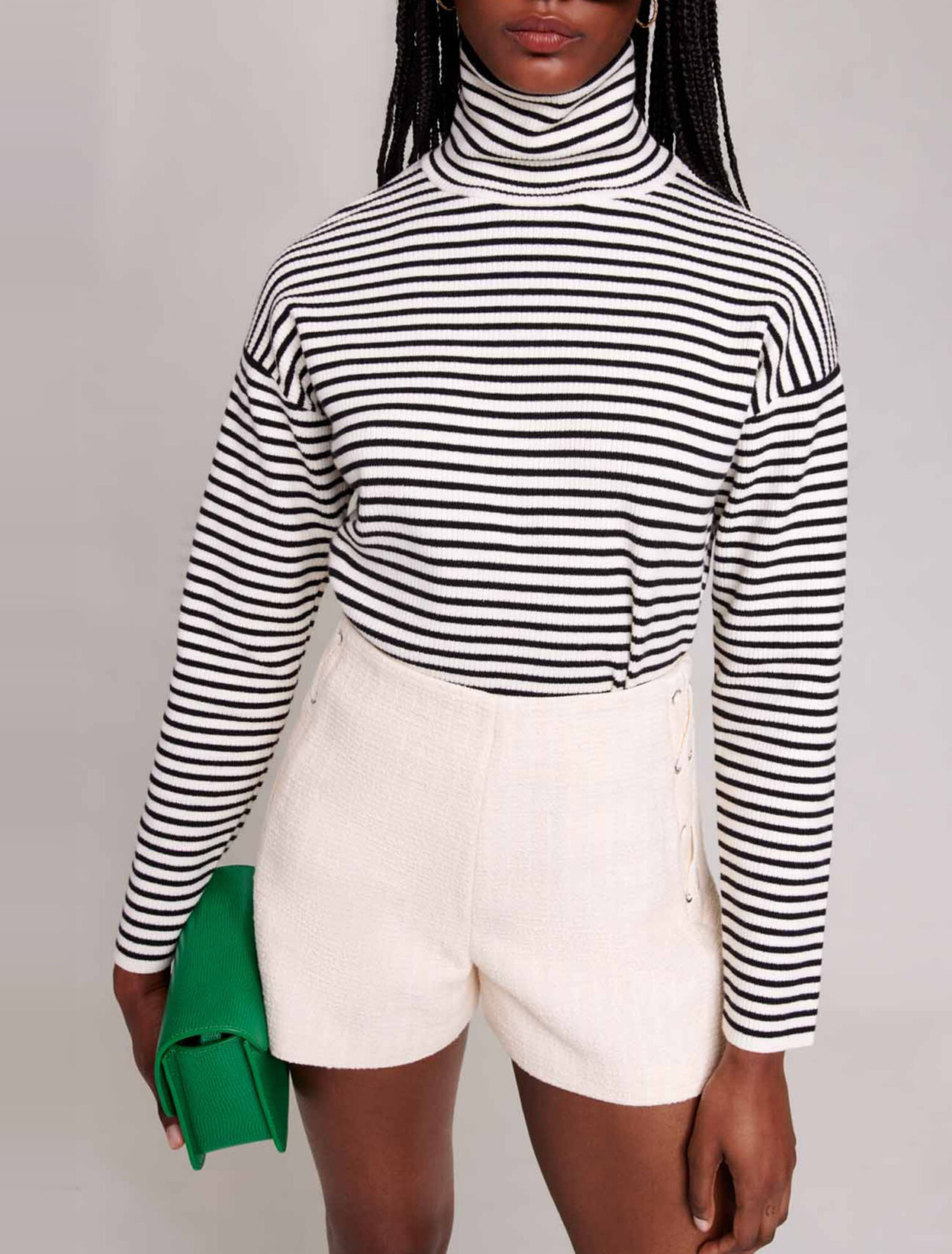 Short évasé en tweed