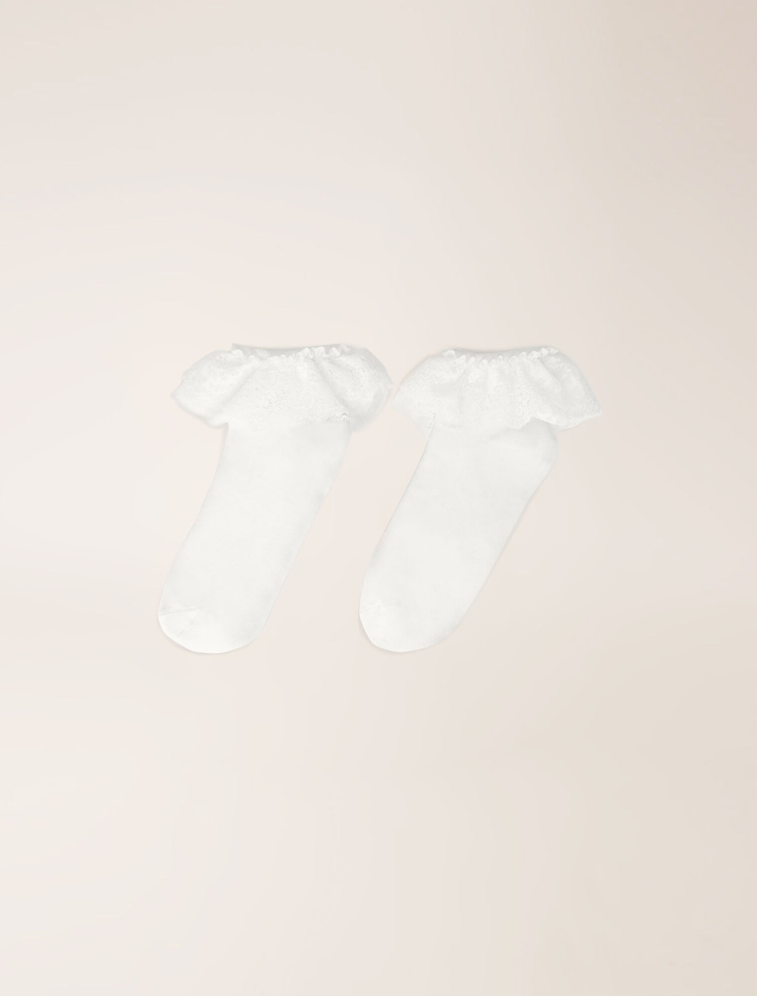 Chaussettes à volants dentelle
