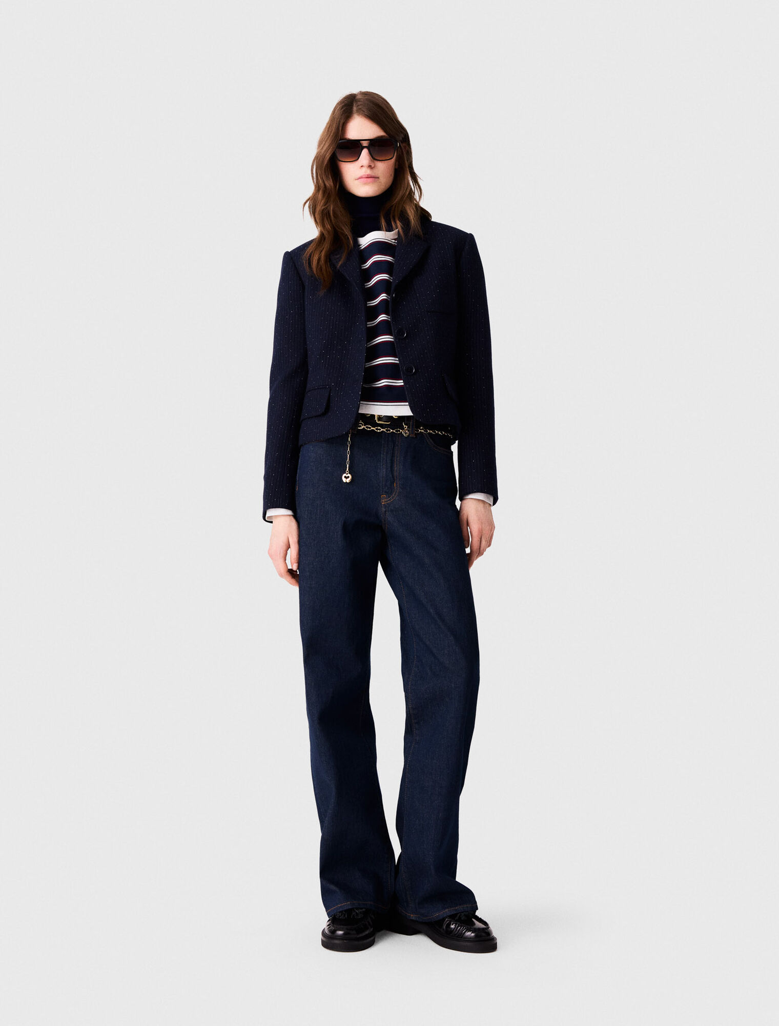 Veste de tailleur courte