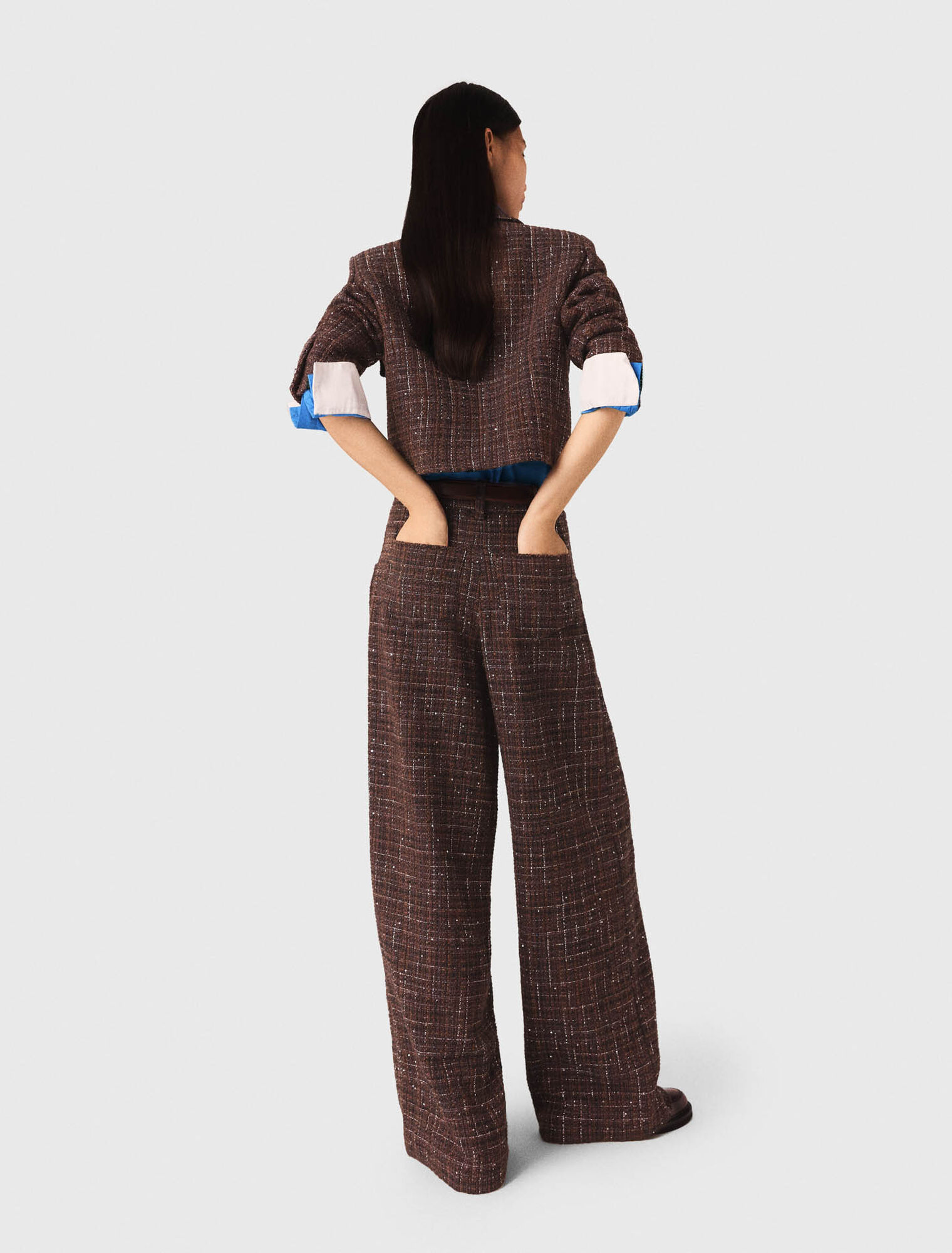 Pantalon en tweed