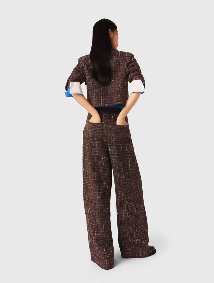 Pantalon en tweed