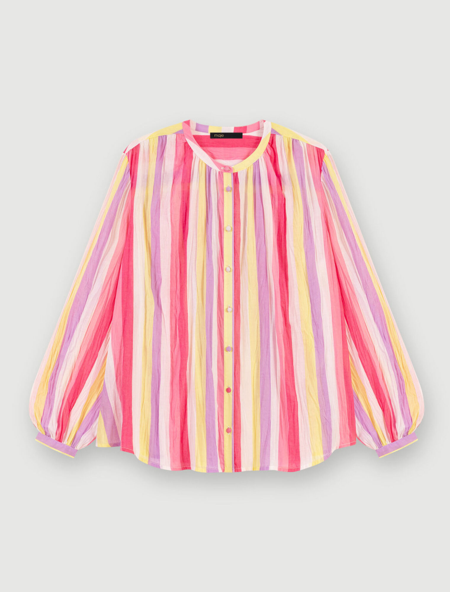 Blouse oversize rayée