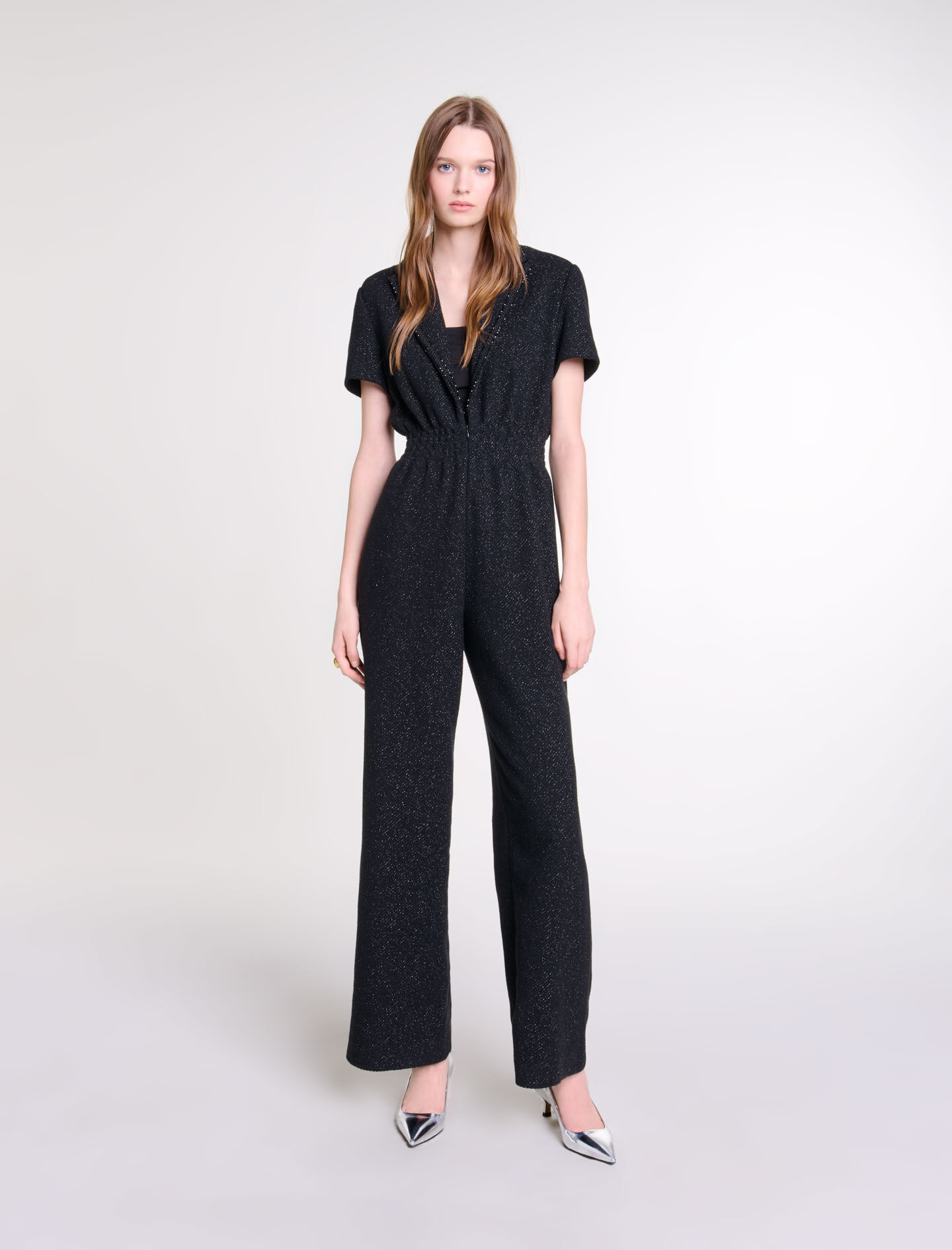Combinaison pantalon en tweed Combi pantalons Maje