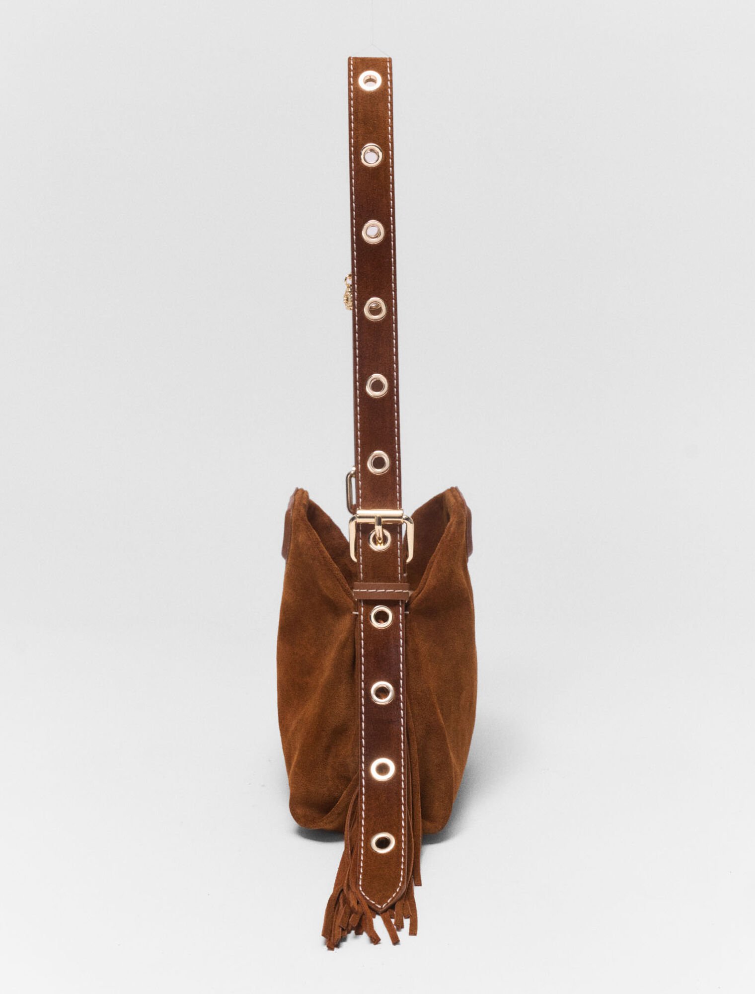 Sac Miss M mini en suède surpiquée