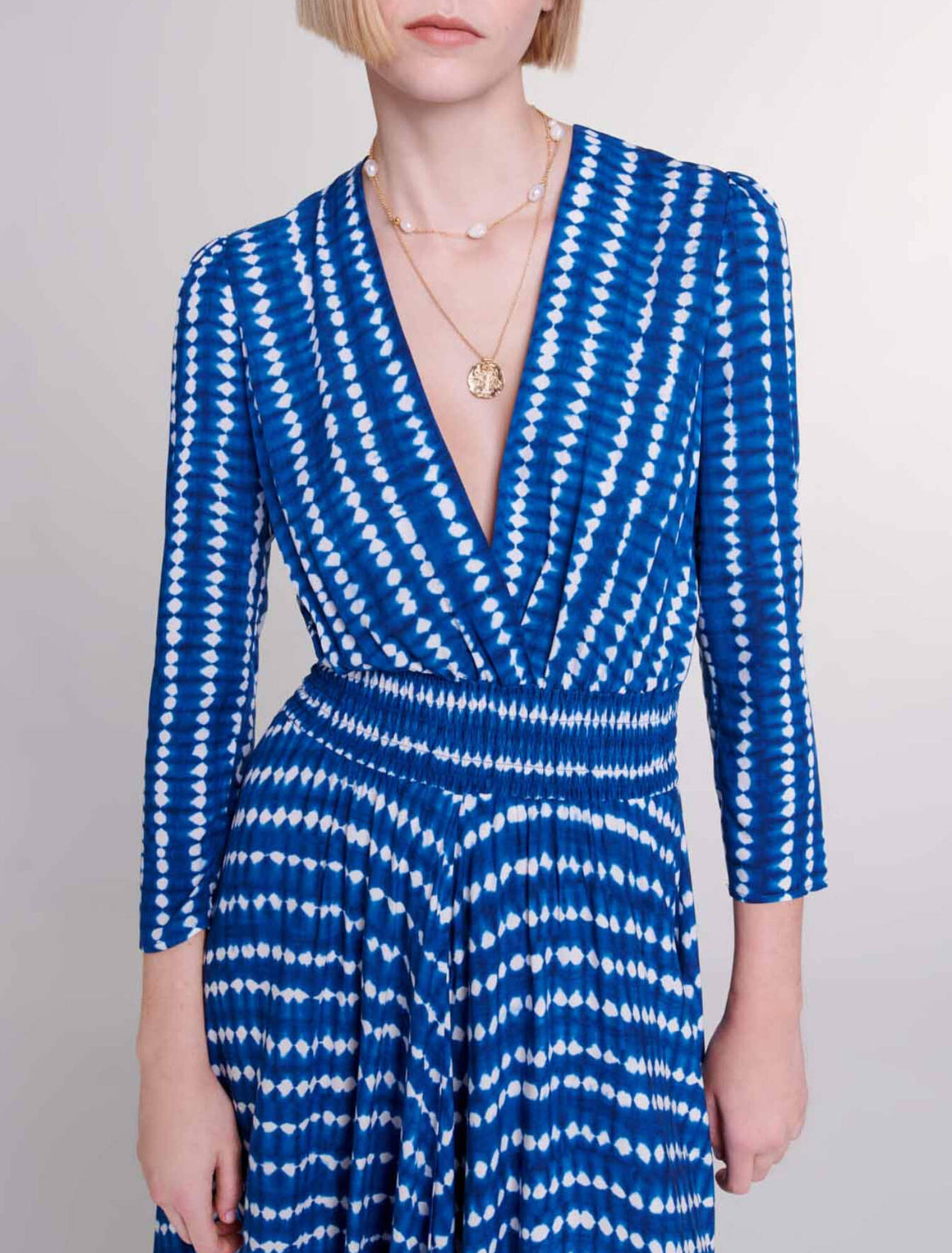 Robe longue asymétrique