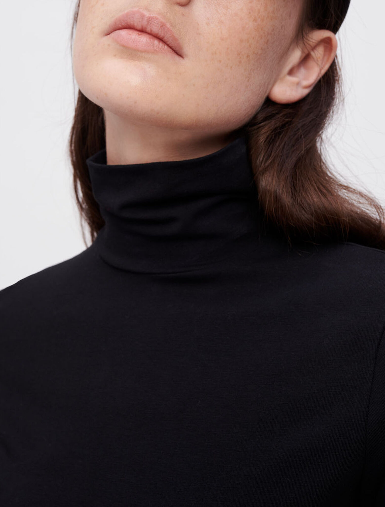 Robe trompe l'oeil en mix matières
