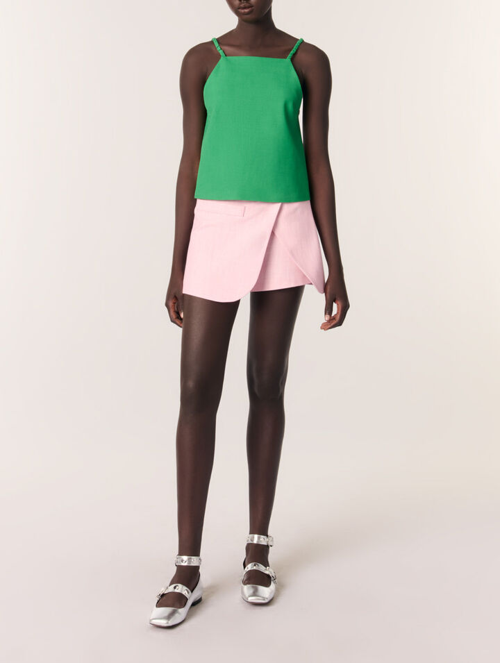 Short tailleur trompe l'&oelig;il