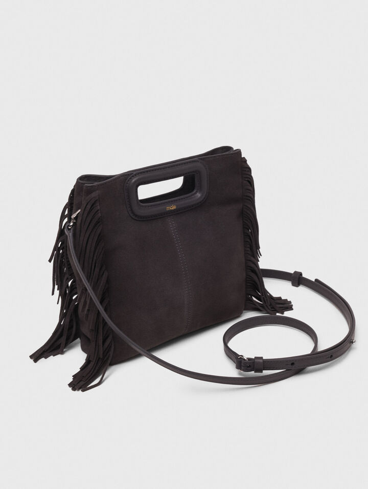 Sac M en cuir suède