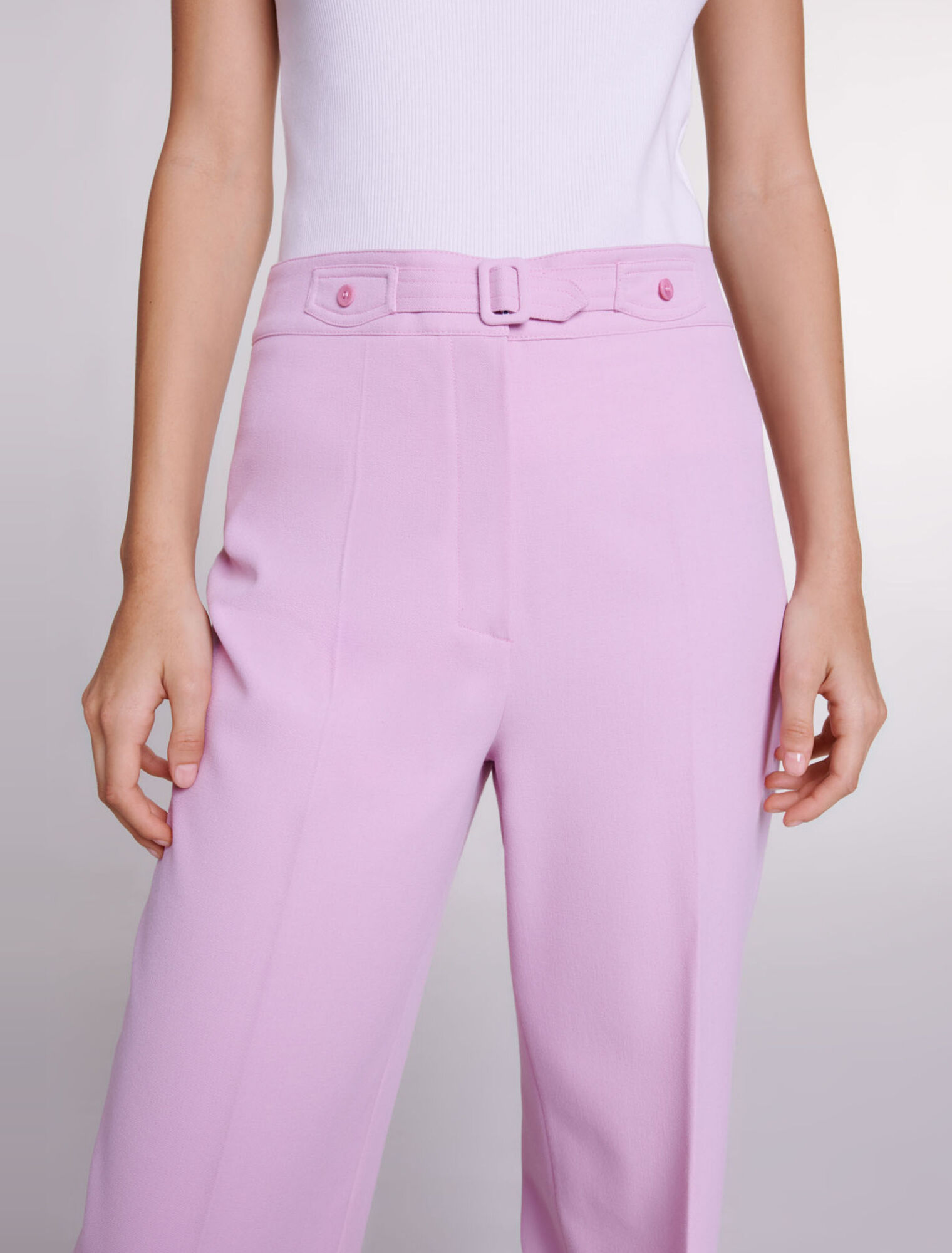 Pantalon de tailleur large