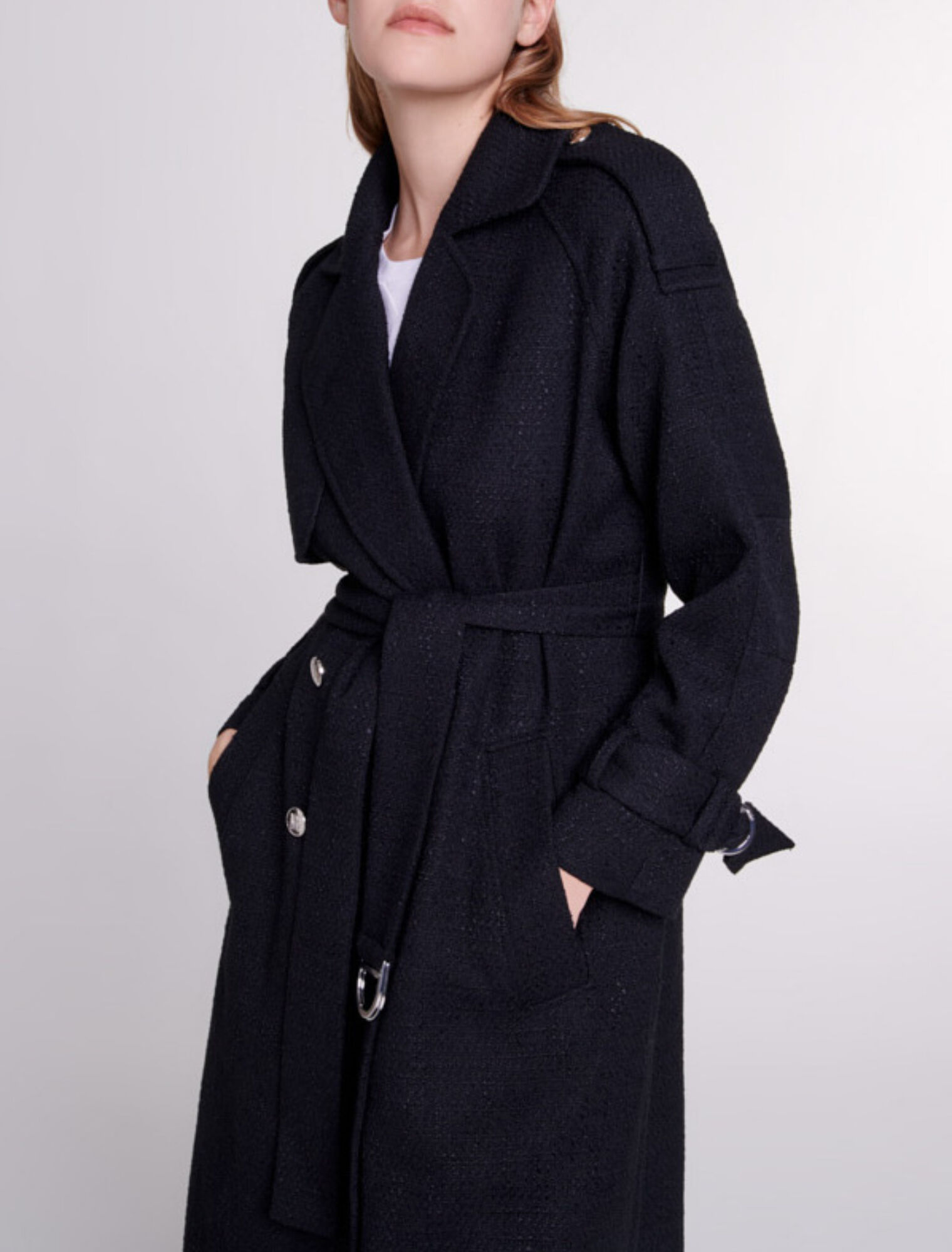 Trench en tweed